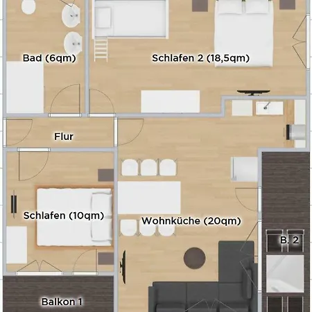 Lägenhet Bergzauber Schwarzwald-appartements Eiche Feldberg (Baden-Wurttemberg)